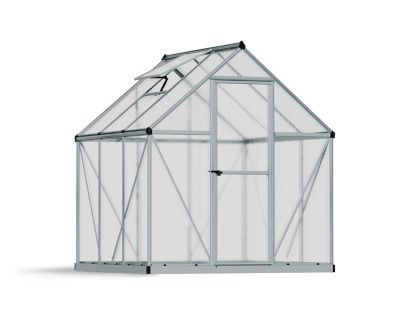 Canopia by Palram 6 ft. x 6 ft. Silver I Mythos Hobby Greenhouse