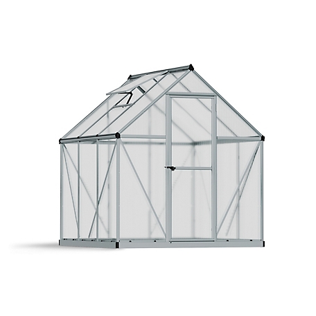 Canopia by Palram 6 ft. x 6 ft. Silver I Mythos Hobby Greenhouse