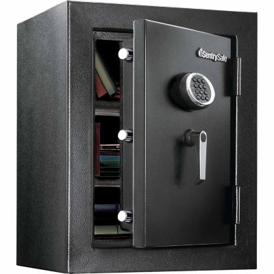 SentrySafe 3.39 cu. ft. Digital Lock XXL Executive Fire Safe I supplement the safe's fire rating with fireproof   bags and satchels for the most valuable documents and other small items