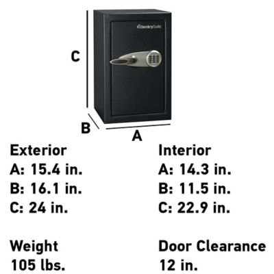 Image showing  2.18 cu. ft. Digital Lock Business Security Safe