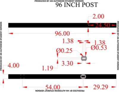 Image showing  16 ft. x 6 ft. New Yorker Gate with Finials