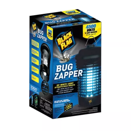 Black Flag 15W Bug Zapper 4500V Includes Lure 6 x 6 x 9.63 in. Fly Swatters & Zappers