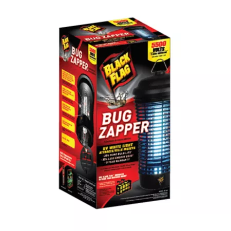 Black Flag 40W Bug Zapper with Black Bulb Fly Swatters & Zappers