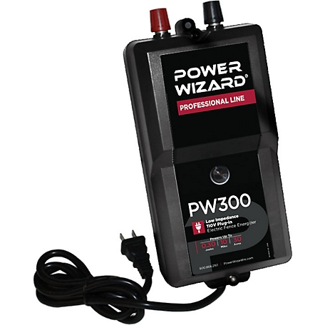 Power Wizard 0.30 Joule Plug-In Electric Fence Energizer
