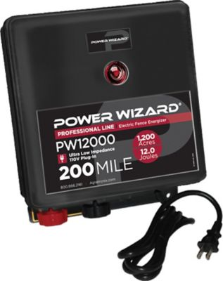 Power Wizard 12.0 Joule Plug-In Electric Fence Energizer