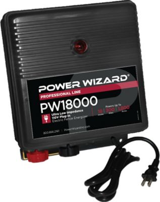 Power Wizard 18 Joule Plug-In Electric Fence Energizer
