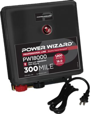 Power Wizard 18 Joule Plug-In Electric Fence Energizer