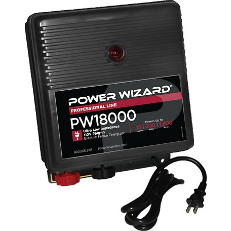Power Wizard 18 Joule Plug-In Electric Fence Energizer