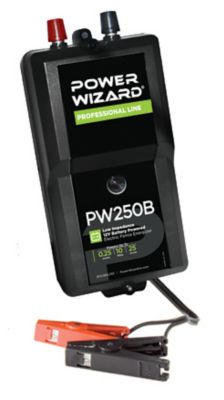 Power Wizard 0.25 Joule Battery-Powered Electric Fence Energizer