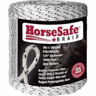 AgraTronix HorseSafe Braided Electric Fence Wire