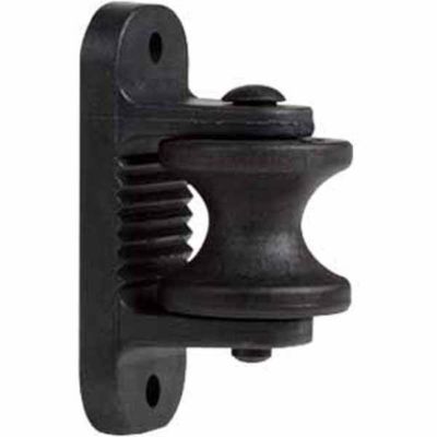 AgraTronix HorseSafe Roller Insulators, Black, 12-Pack