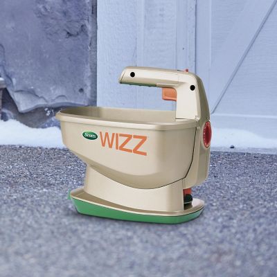 Image showing 7 th Scotts Wizz Spreader for Grass Seed, Fertilizer, Salt and Ice Melt, Holds up to 2,500 sq. ft. of Product