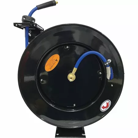 JobSmart Heavy Duty Spring Loaded Air Hose Reel 3/8 in x 75 ft Air Hose Reels