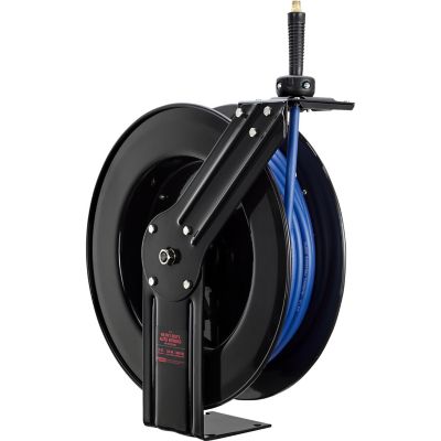 Image showing  3/8 in. x 75 ft. Spring-Driven Heavy-Duty Auto Rewind Air Hose Reel