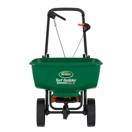 Scotts EdgeGuard DLX 15 000 sq ft Capacity Pushed Sod Spreader Broadcast Spreaders