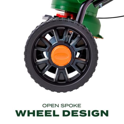 Image showing 6 th Scotts 15,000 sq. ft. Capacity Push Turf Builder EdgeGuard DLX Broadcast Spreader