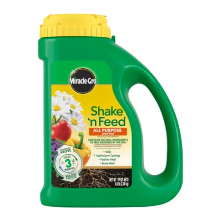 Miracle-Gro Shake 'N Feed All-Purpose Plant Food 4.5 lb 180 sq ft. Fertilizers