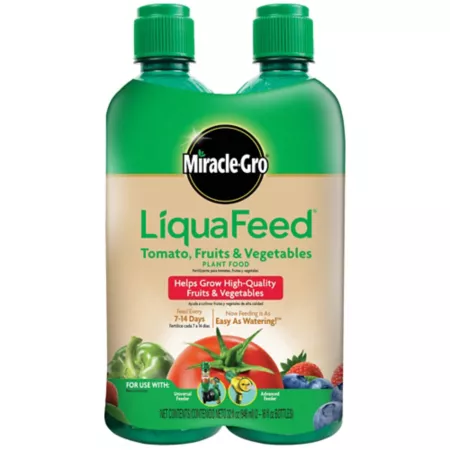 Miracle-Gro 16 fl ounces LiquaFeed Plant Food Refills for Tomatoes Fruits and Vegetables 800 Square Feet Plant Food