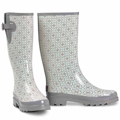 ladies rubber rain boots