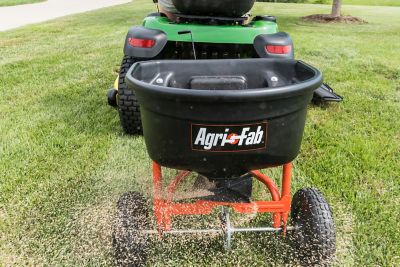 Image showing 6 th Agri-Fab 110 lb. Capacity Tow-Behind Spreader