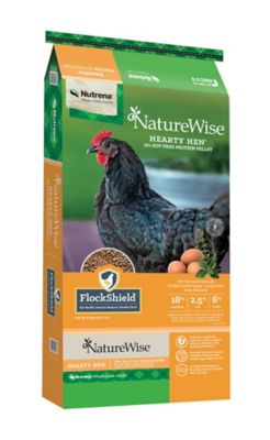 Nutrena NatureWise Hearty Hen Layer Pelleted Chicken Feed, 40 lb. Bag