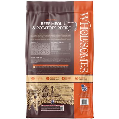 Image showing  Adult Grain-Free Beef and Potato Recipe Dry Dog Food, 35 lb. Bag