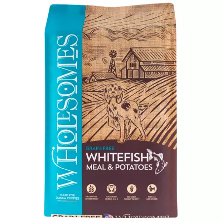 Wholesomes Grain-Free Adult Whitefish and Potato Recipe Dry Dog Food 35 lb Bag Dry Dog Food