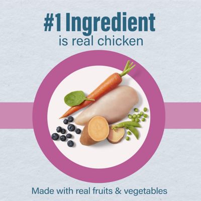 Image showing  Large Breed Puppy Chicken and Brown Rice Recipe Dry Dog Food, 40 lb. Bag