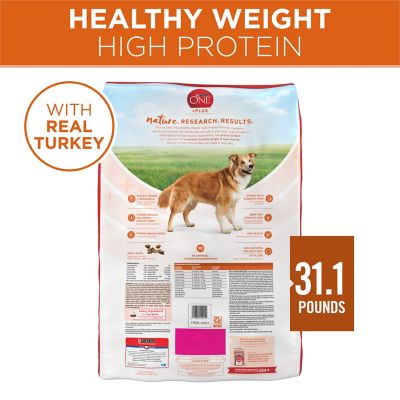Image showing 7 th Purina ONE Plus Adult Healthy Weight High-Protein Turkey Formula Dry Dog Food, 31.1 lb. Bag