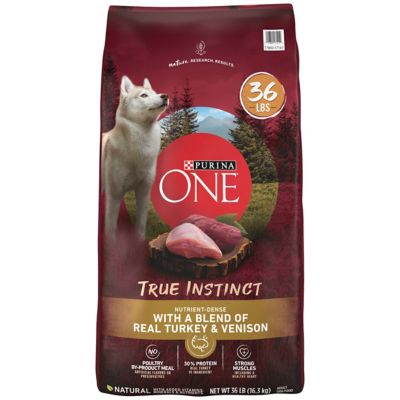 Purina ONE SmartBlend True Instinct Adult Natural Turkey and Venison Formula Dry Dog Food