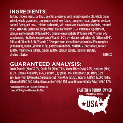 Image showing 5 th Purina ONE True Instinct Adult High Protein Natural Turkey and Venison Recipe Dry Dog Food