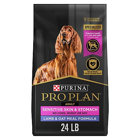 Purina Pro Plan Sensitive Skin and Sensitive Stomach Dog Food Lamb and Oat Meal Formula