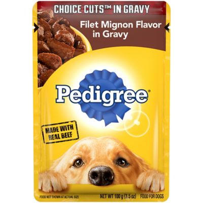 pedigree choice cuts in gravy pouches
