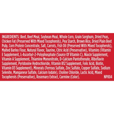 Image showing  Adult Real Natural Beef, Peas and Brown Rice Recipe Dry Dog Food, 40 lb. Bag