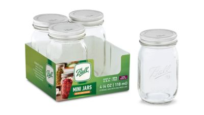 Ball 4 oz Clear Glass Mini Storage Mason Jar - 6793B01