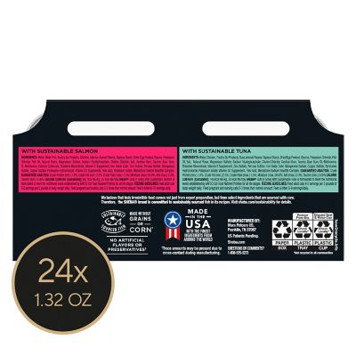 Image showing  Perfect Portions All Life Stages Tuna and Gourmet Salmon Cuts in Gravy Recipe Wet Cat Food pk., 2.6 oz., Pack of 12