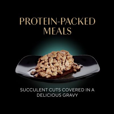 Image showing 7 th Sheba Perfect Portions All Life Stages Roasted Chicken Cuts in Gravy Entree Wet Cat Food Twin pk., 2.6 oz.