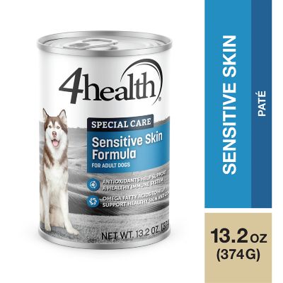 4health Special Care Sensitive Skin Adult Organic Turkey Recipe Wet Dog Food, 13.2 oz. Miracle food for skin allergies and YUMMY