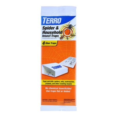 TERRO Spider and Insect Traps, 4-Pack