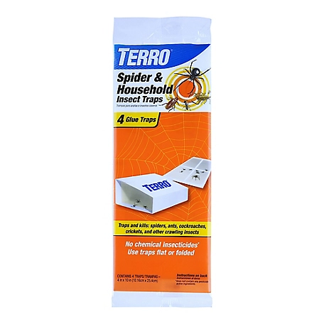TERRO Spider and Insect Traps, 4-Pack