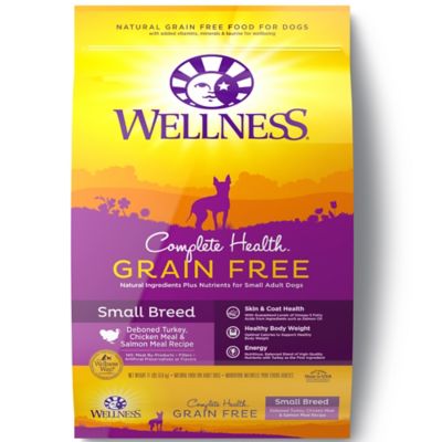 wellness complete health natural grain free dry dog food puppy chicken & salmon