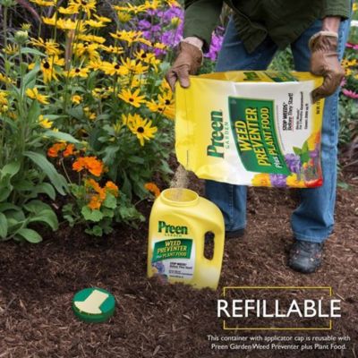 Image showing  5.625 lb. Garden Weed Preventer Plus Plant Food