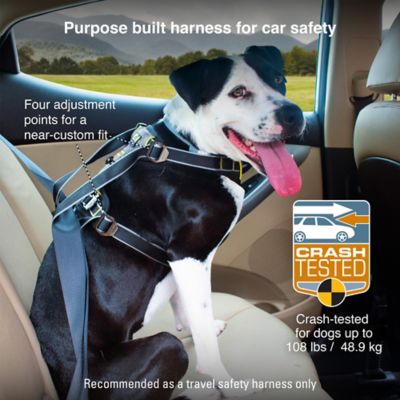 Image showing  Impact Dog Car Seat Harness, Crash Tested, Extra Large, Up to 108 lb., Black/Charcoal