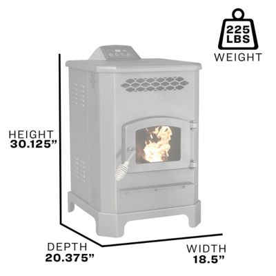 US Stove King Mini Pellet Stove, 2,000 sq. ft. at Tractor Supply Co.