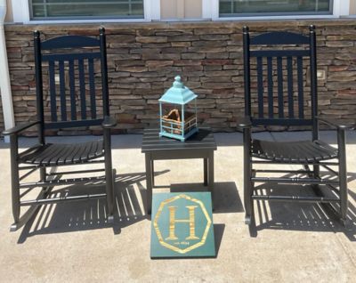 Image showing  Adults' Bradley Patio Rocker Chair, Maple