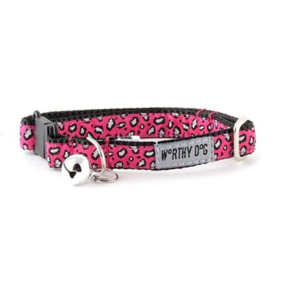 Worthy Dog Adjustable Cheetah Cat Collar