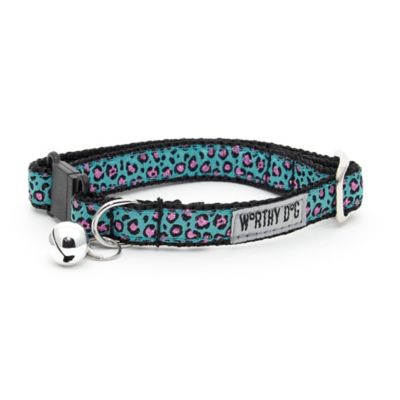 Worthy Dog Adjustable Cheetah Cat Collar