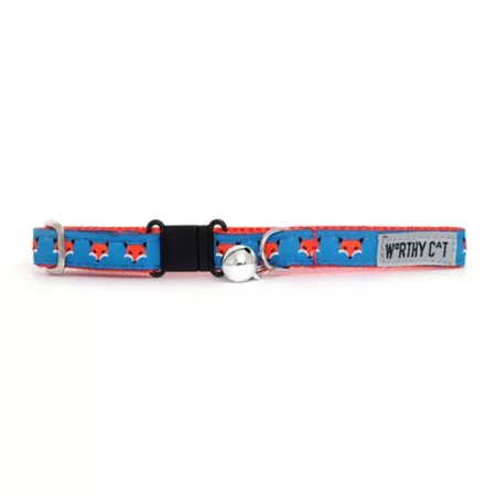 Foxy Worthy Dog Adjustable Cat Collar Cat Collars & Harnesses