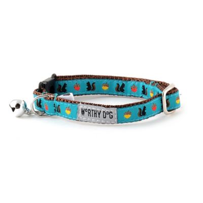 Worthy Dog Adjustable Squirrelly Cat Collar