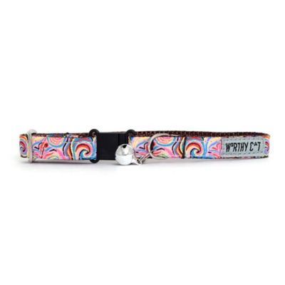 Worthy Dog Adjustable Swirly Cat Collar